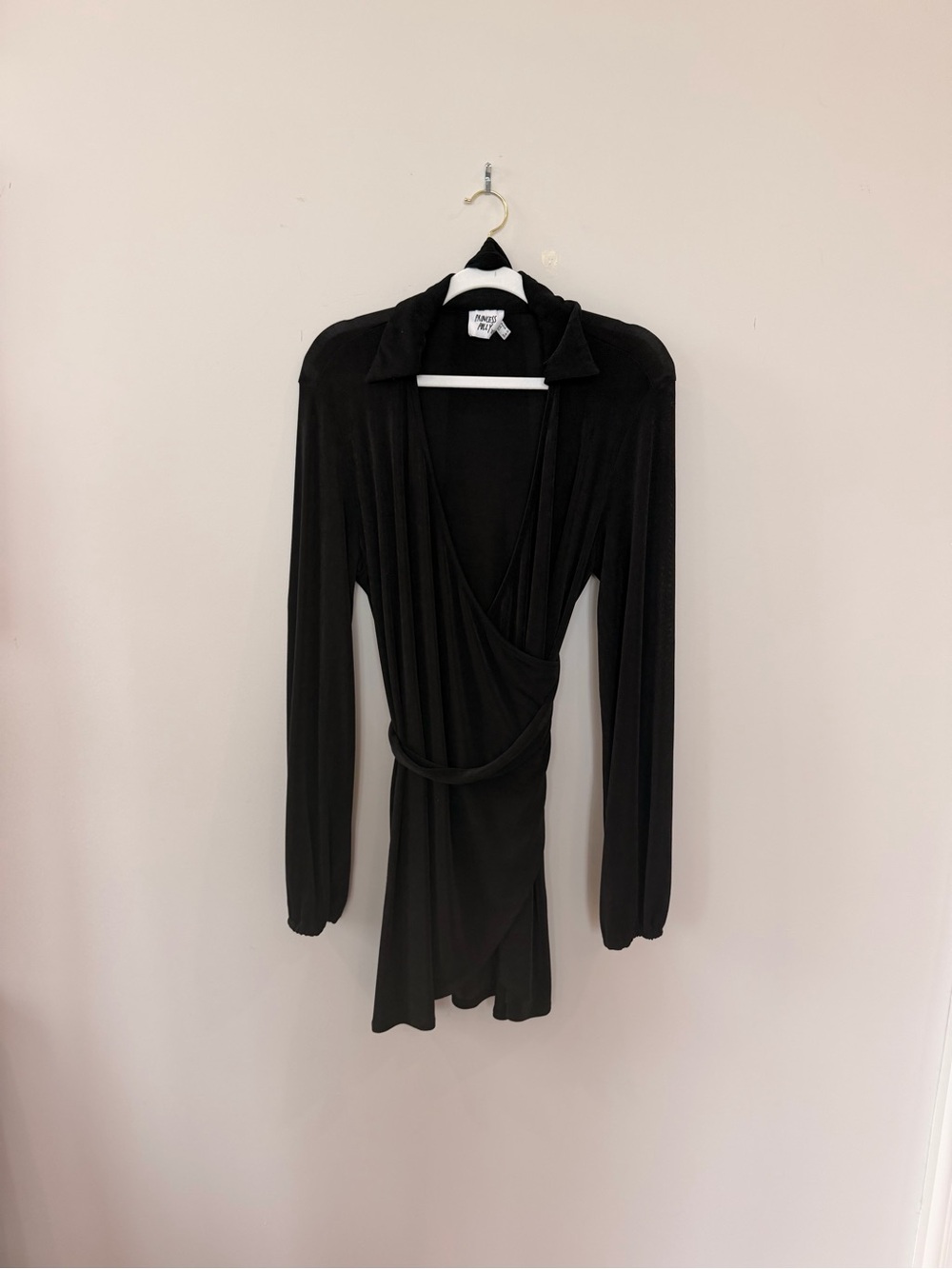 Princess Polly Black Long Sleeve Mini Dress
